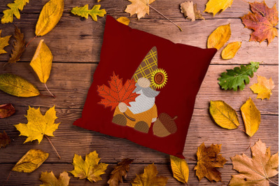 Fall Gnome | Embroidery