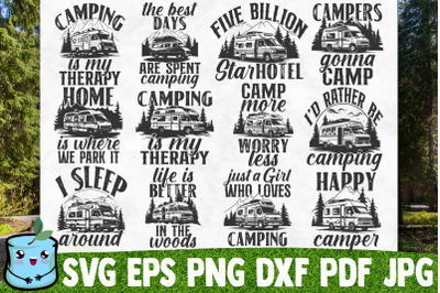 Camping Van SVG Bundle