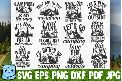 Camping Tent SVG Bundle