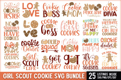 Girl Scout Cookie SVG Bundle