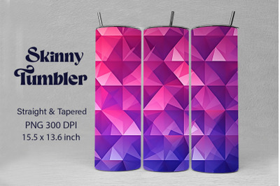 Abstract Gradient Purple-Pink polygonal