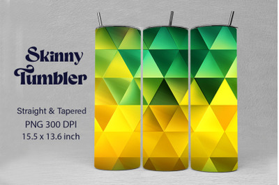 Abstract Gradient Yellow-Green polygonal