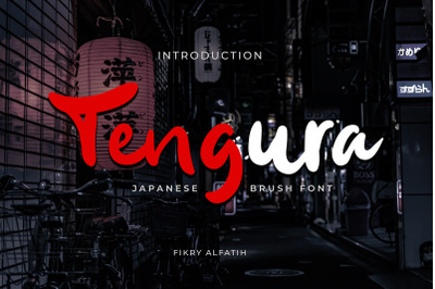 Tengura - Japanese Font