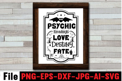 Psychic Readings Love Destiny Fate SVG cut file&2C;Psychic Readings Love