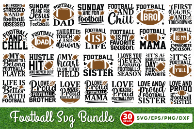 Football Svg Bundle