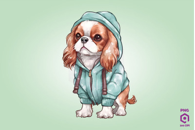 Cozy Spaniel Dog Clipart