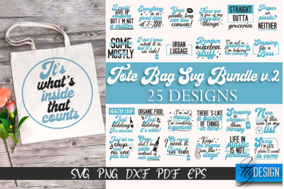 Tote Bag SVG | Shopping Bag Design | Bag SVG v.2