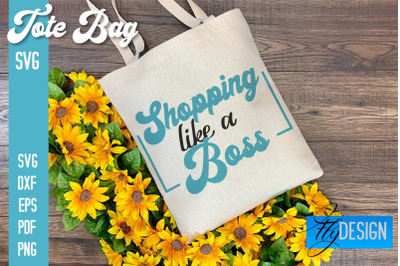 Tote Bag SVG | Shopping Bag Design | Bag SVG