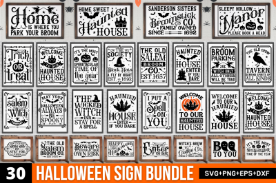 Halloween Sign Making Bundle