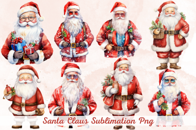 Santa Claus Sublimation Clipart