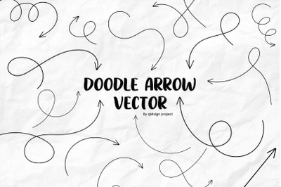 Doodle Arrow Vector | 28 Variations