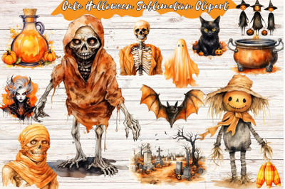 Cute Halloween Sublimation Clipart PNG