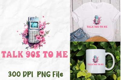 Talk 90s To Me Retro Phone Flower