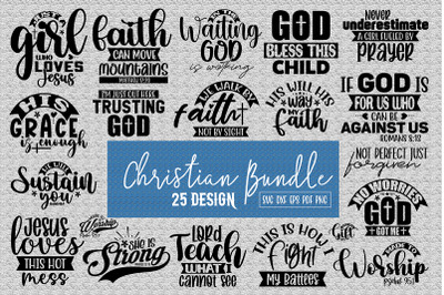 Christian SVG Bundle, Faith SVG Bundle Graphic