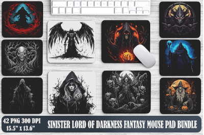 Sinister Lord Of Darkness Fantasy Mouse Pad