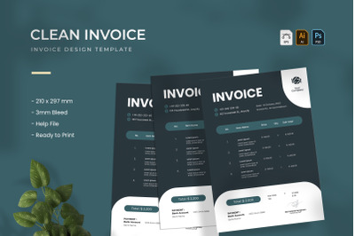 Clean - Invoice