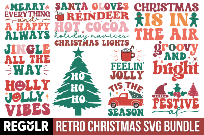 Retro Christmas Design Bundle