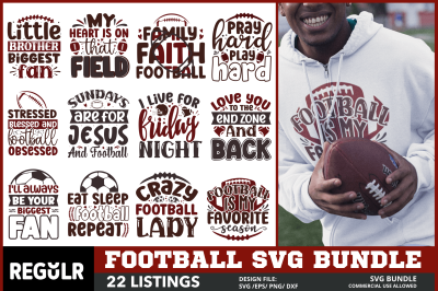 Football SVG Bundle