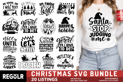 Funny Christmas SVG Bundle