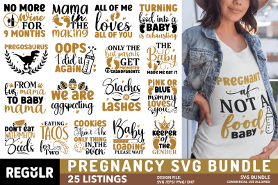 Pregnancy SVG Bundle