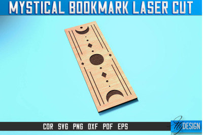 Mystical Bookmark Laser Cut SVG | Mystical Design | CNC Files