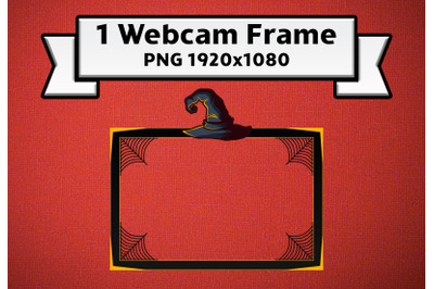 Halloween twitch webcam frame live-stream overlay