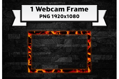 Lava twitch webcam frame live-stream overlay