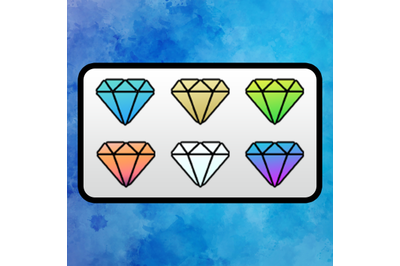 Diamond twitch sub and bit badges for streamer