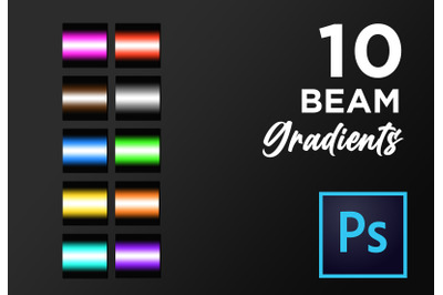 Adobe Photoshop beam gradient pack GRD gradients