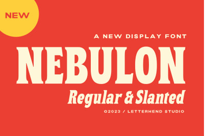 Nebulon - Bold Display Font