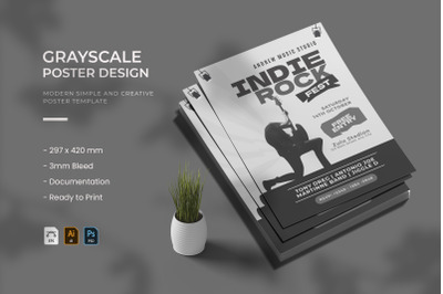 Grayscale Indie - Poster
