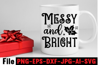 Messy And Bright SVG cut file&2C;Christmas Round Sign Bundle&2C; Santa Chris