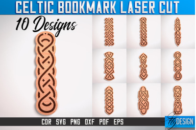 Celtic Bookmark Laser Cut SVG | Bookmark Laser Cut SVG Design | CNC Fi