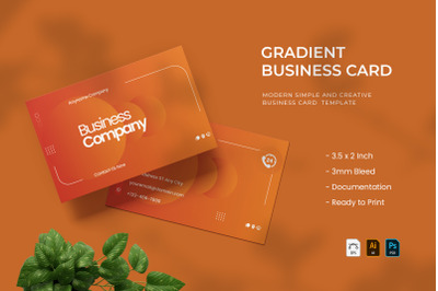Gradient - Business Card