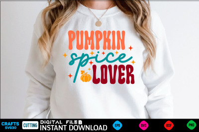 Pumpkin Spice Lover svg design