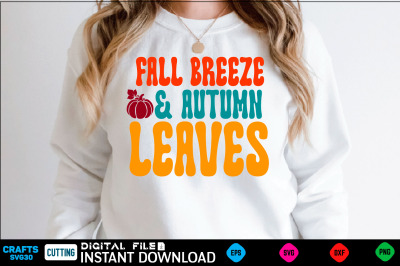 Fall Breeze &amp;amp; Autumn Leaves svg design