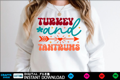 Turkey and Tantrums svg design