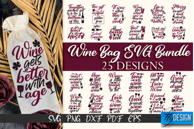 Wine Bag SVG Design |Wine Bag SVG Quotes | Party SVG Quotes
