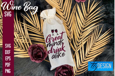 Wine Bag SVG Design |Wine Bag SVG Quotes | Party SVG Quotes