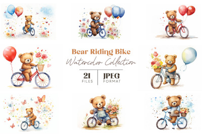 Bear Riding Bike