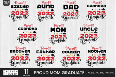 Proud Mom Graduate Bundle | 11 Variations
