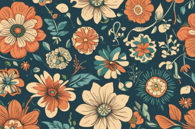 Orange yellow pattern