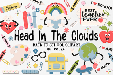 Back To School Clipart svg | Classroom svg clipart | school svg |