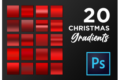 Adobe Photoshop Christmas gradient pack GRD gradients