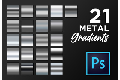 Adobe Photoshop metal gradient pack GRD gradients