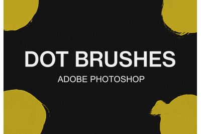 Adobe Photoshop dot brush pack paint brushes set
