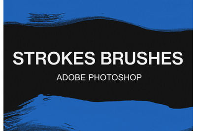 Adobe Photoshop watercolor strokes brush pack paint brushes set