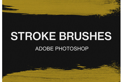 Adobe Photoshop stroke brush pack paint brushes set