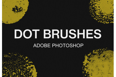Adobe Photoshop dot brush pack paint brushes set