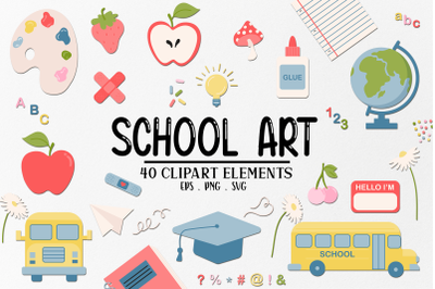 School Clipart svg | Classroom svg clipart | school svg | Teacher art